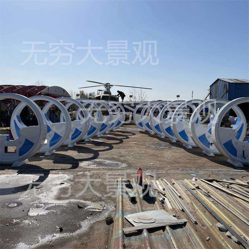 山东无穷大 大型户外竞技不锈钢脚踏单车 无需外接电源自发电单车