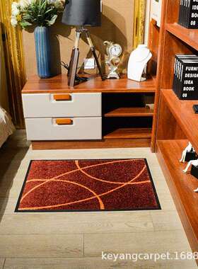 科洋简约尼龙印花橡胶地毯 居家办公酒店商场地垫Door mat