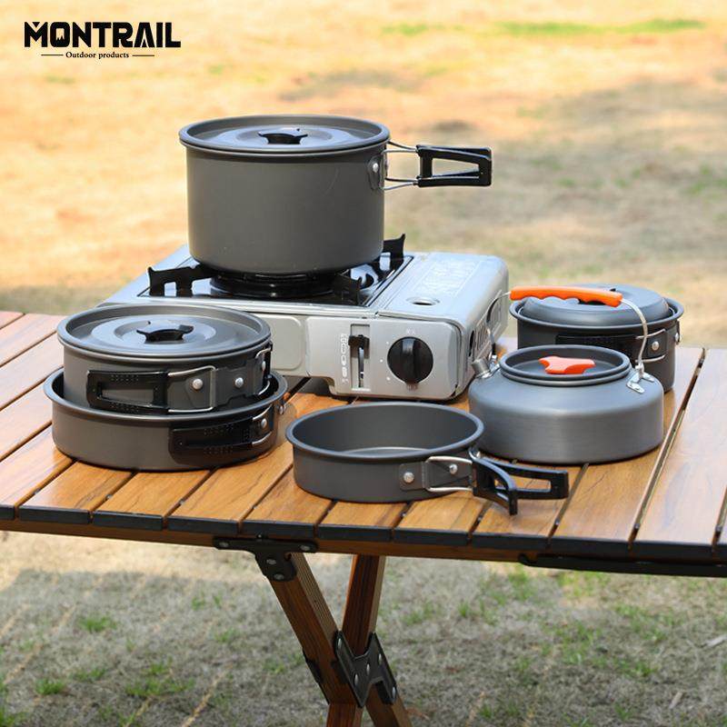 户外露营野炊装备用品锅具便携套装锅野营锅野外野餐炊具单锅套装