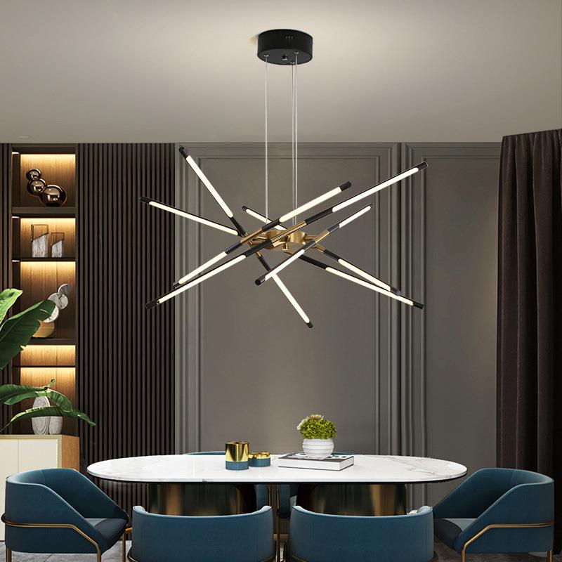 北欧现代简约LED客厅吊灯时尚个性创意餐厅灯轻奢大气卧室灯饰