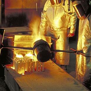 海太尔铝箔围裙隔热耐高温冶炼防烫防飞溅阻燃防火围裙75-327