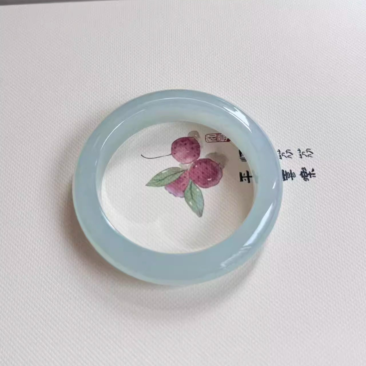 玉长情【清丽系列】翡翠玉手镯子