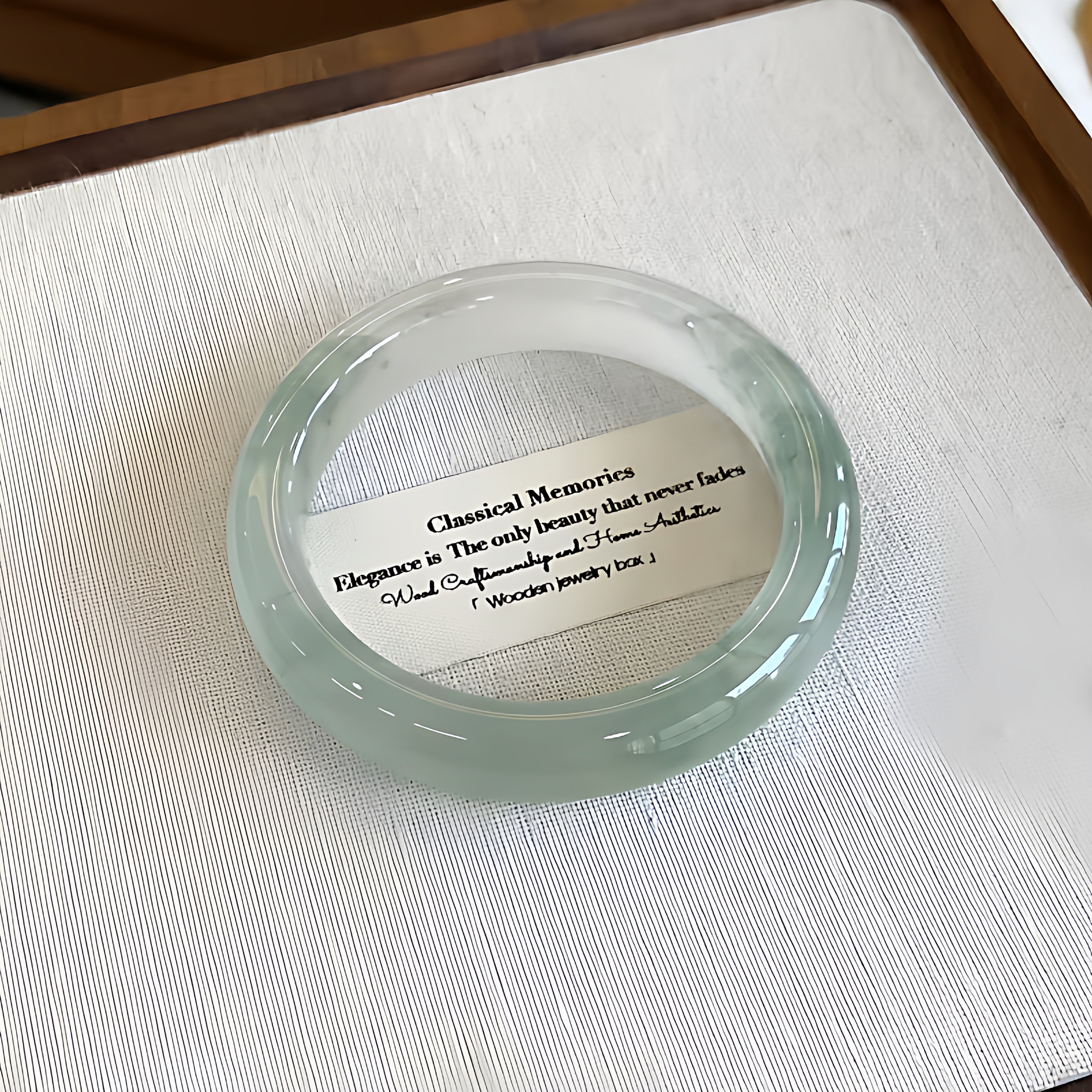 玉长情【百花系列】缅甸翡翠冰种飘花玉手镯子高端正品女玉石处理