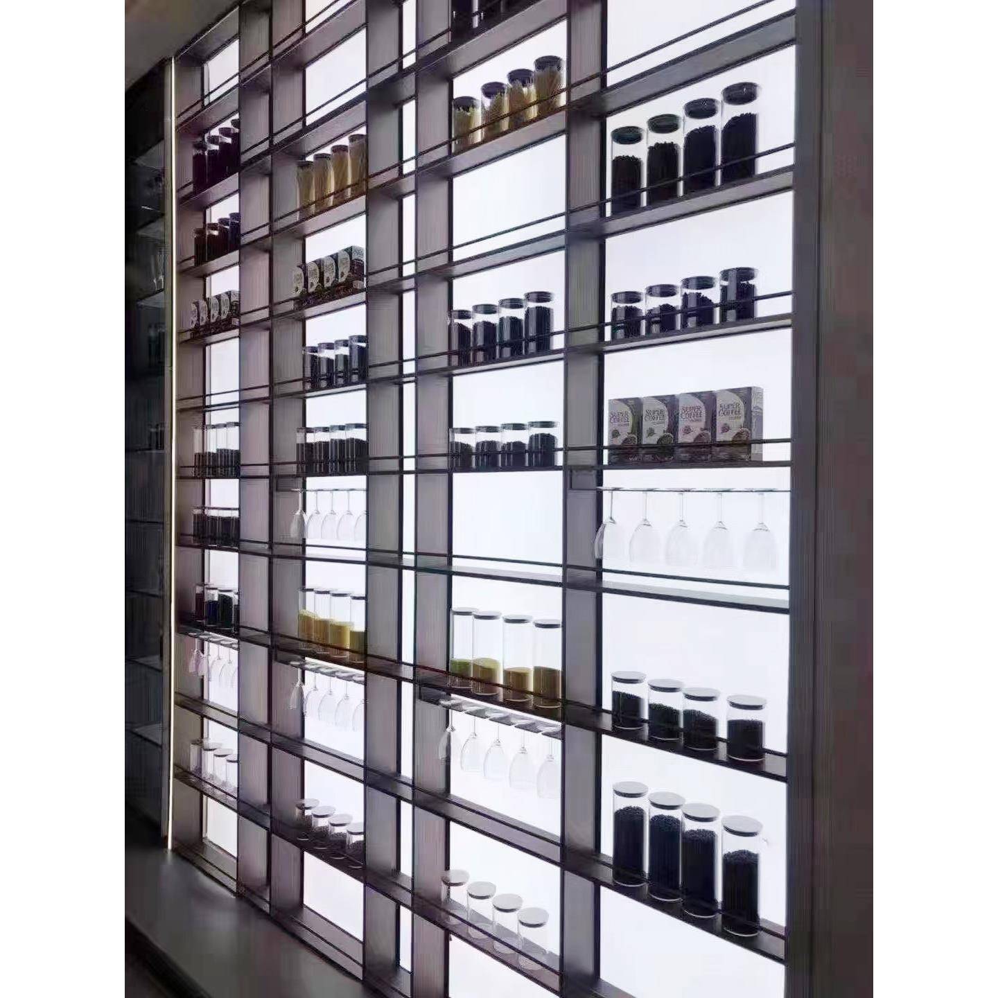 如简家高具厨展房厅意式极简靠墙陈列调味置物调味料置物架端轻奢