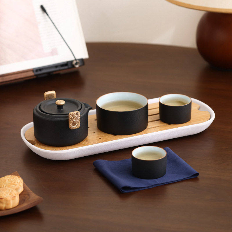 新品快客杯一壶三杯户外露营茶具套装喝茶旅行便携式伴手礼公室,餐饮具,旅行茶具,淘宝优惠券,粉丝福利购,淘宝优惠卷