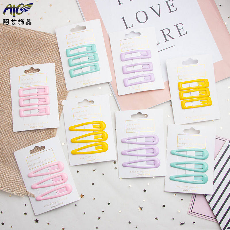 韩版发夹女儿童发卡彩色bb夹马卡龙色方形滴油发卡刘海夹边夹头饰,童装/婴儿装/亲子装,发饰,淘宝优惠券,粉丝福利购,淘宝优惠卷