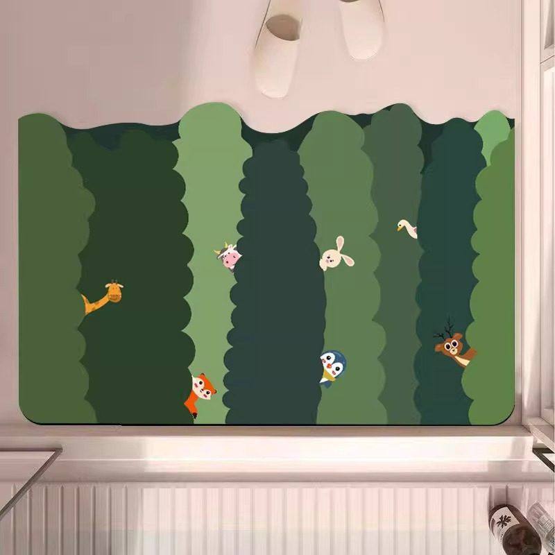 软硅藻泥地垫卫生间吸水地垫浴室门口耐磨速干脚垫易打理地毯,居家布艺,家用脚垫,淘宝优惠券,粉丝福利购,淘宝优惠卷