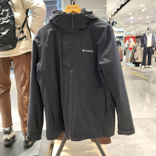 Columbia哥伦比亚2025秋冬男热能保暖抓绒内胆三合一冲锋衣XE9394