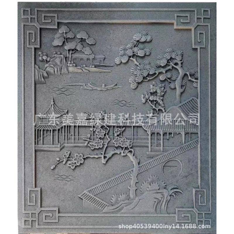 LC发泡陶瓷浮雕砂岩浮雕升级换代不发霉不长青苔可湿贴终身免维护