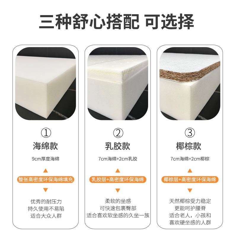 猫抓皮可折叠储物沙发床抽拉一体两用小户型客厅多功能简约伸缩床