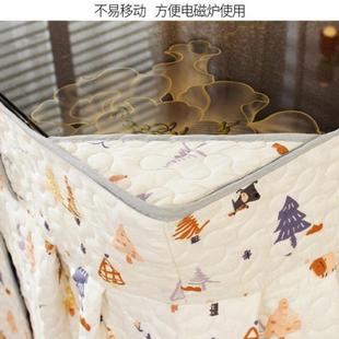 8暖0电炉罩桌桌布X2NytrTw冬季 正方形烤火子罩套80 加厚取火被电