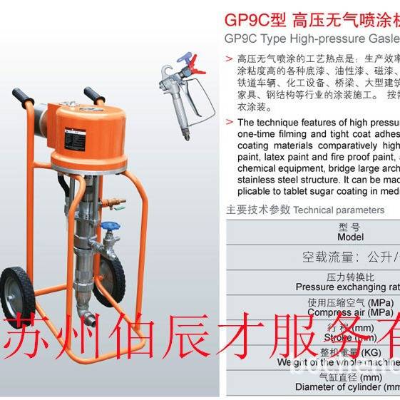 GP6C 9C 6528K GP2546 2569 1234高压无气喷涂机涂料油漆喷漆设备