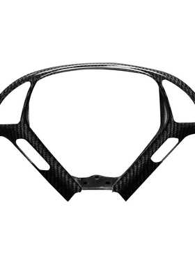 适用英菲尼迪G37 EX37 Q40 G25 EX方向盘改装碳纤维替换件盖-黑色