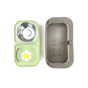 二合一餐盒宠物喂食饮水机自动循环活水饮水器喝水器猫咪狗狗饭碗