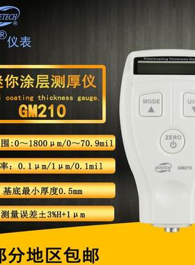 标智BENETECH 迷你涂层测厚仪 GM210油漆铁基漆膜测厚仪镀锌测量