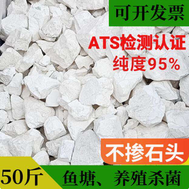 生石灰块粉水产鱼塘消毒