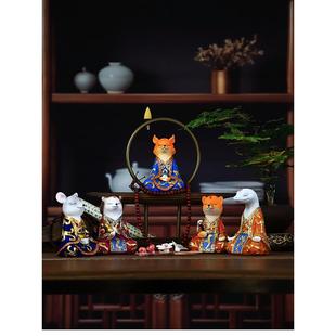 东北五仙摆件家居桌面狐黄常蟒白柳灰蛇供奉堂口大仙真身装饰品