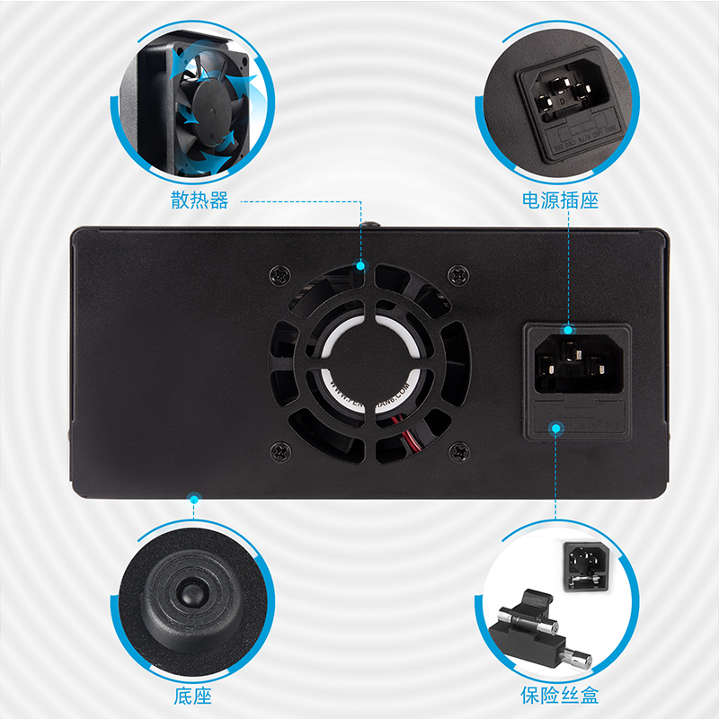 卧式可调直流稳压电源开关高精度恒压30V5A手机电脑汽车维修电源