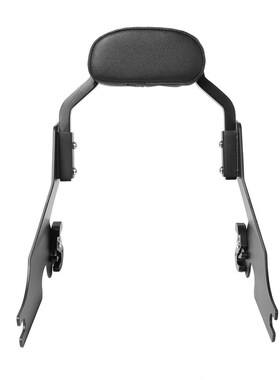 适用于摩托车Sportster XL 883 1200 矮款黑色后靠背200X4 -2017