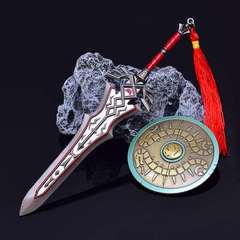 塞尔达传说王国之泪旷野之息武器模型大师剑海利亚盾牌黄昏盾兵器