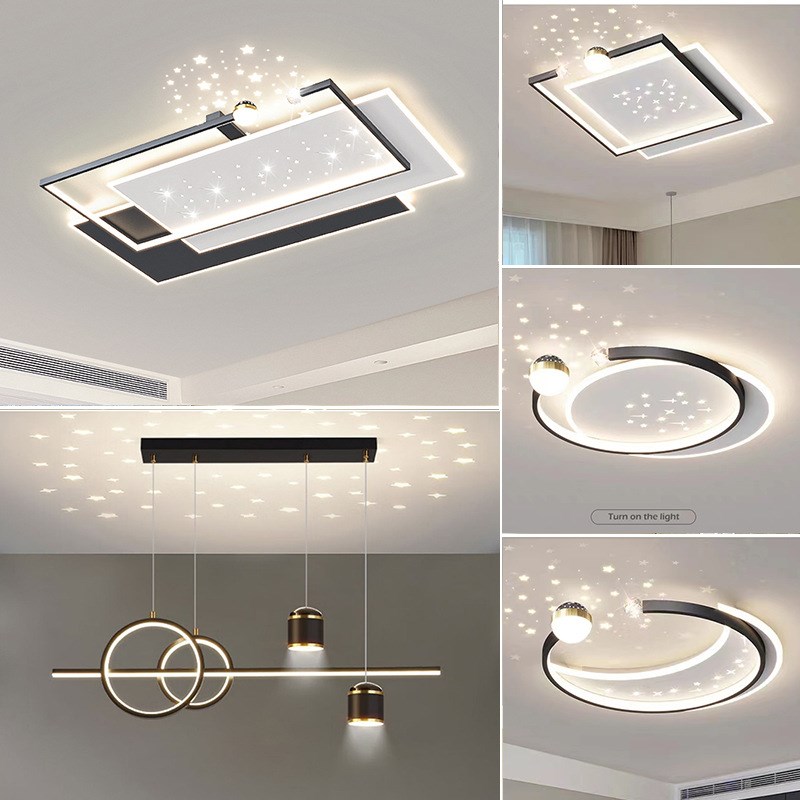 2025年新款客厅灯n卧室灯吸顶灯现代简约大气主灯全屋组合中山灯