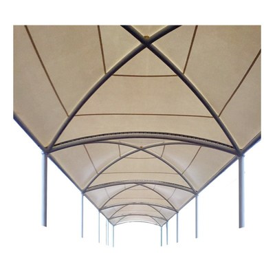 安装公司厂房钢架膜结构屋顶棚 商场房顶蓬M景观张拉膜遮阳篷雨棚