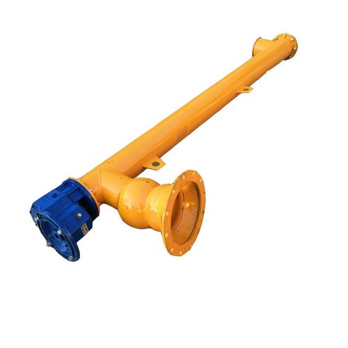 现货供应c螺旋输送机 273型有轴圆管式蛟龙上料机 倾斜提升机