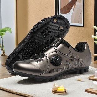 森歌山车位锁鞋套装2025新款公路自行车无锁鞋骑行鞋男女款透气