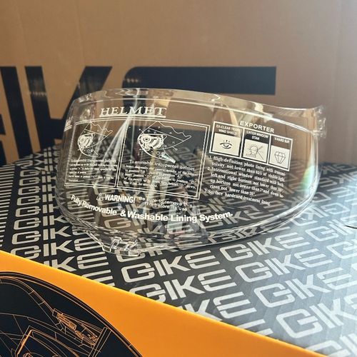 QIKE 骑克揭面盔 MP01镜片彩色金色日夜款镜片 非通用款