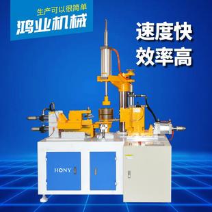 切边卷边机HJ32 46B不锈钢垃圾桶盖子加工设备广东鸿业