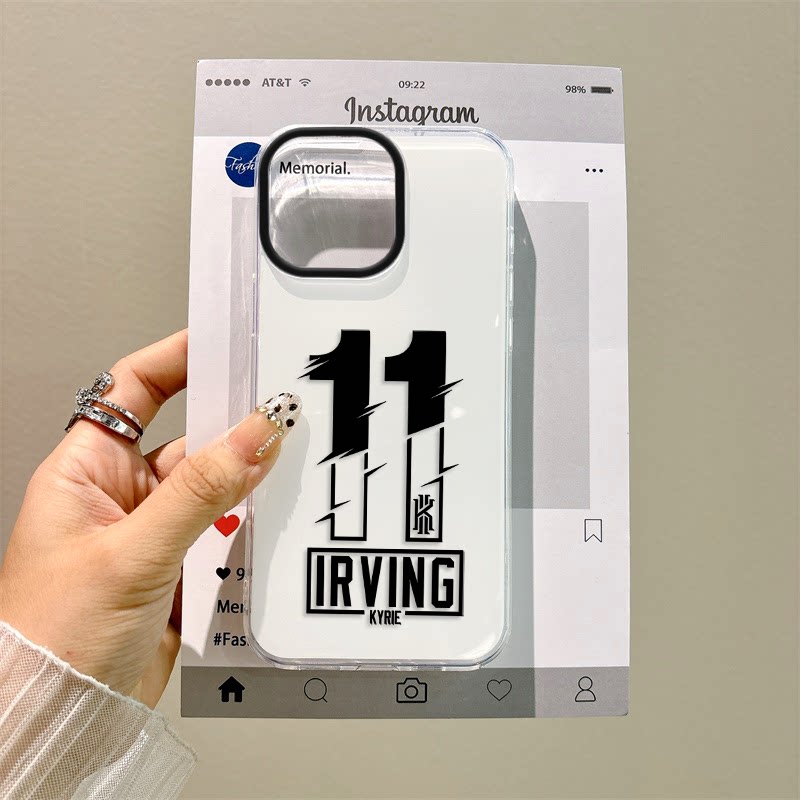 iPhone13硬12手机壳带挂绳小米15适用17ProMax大孔16个性华为PURA80PRO简约荣耀MAGIC7潮牌NBA库里14plus创意