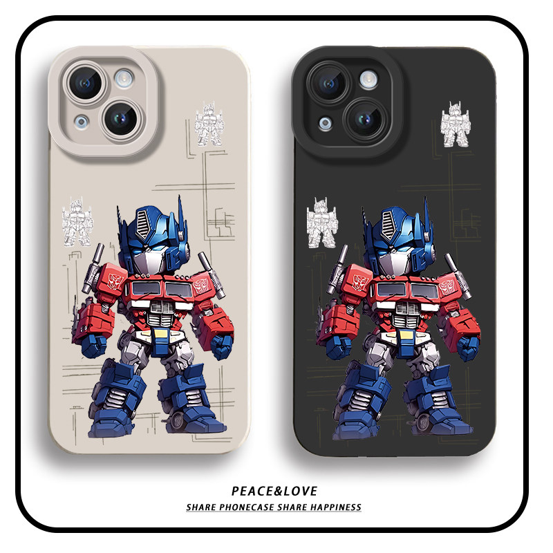 iPhone16苹果12创意VIVOIQOO15透明13ProMax软个性小米17MAX适用14PLUS瞳眼荣耀600小众手机壳变形金刚擎天柱