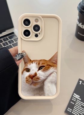 苹果17手机壳软16plus适用iPhone13糖果1512ProMax无语猫咪华为NOVA14ULTRA小众稀奇古怪iQOOneo10荣耀MAGIC7