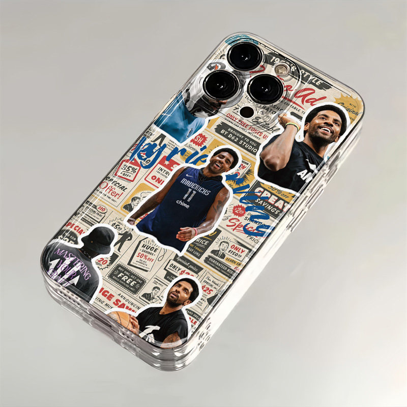 OPPOFINDX9个性iPhone12苹果13创意小米17透明软14ProMax小众16e适用15PLUS手机壳篮球库里欧文VIVOIQOONEO11