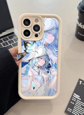 苹果17pm手机壳软16plus适用iPhone13糖果1512ProMax侧脸守岸人鸣潮VIVOx100Ultra卡通OPPOA58动漫小米14