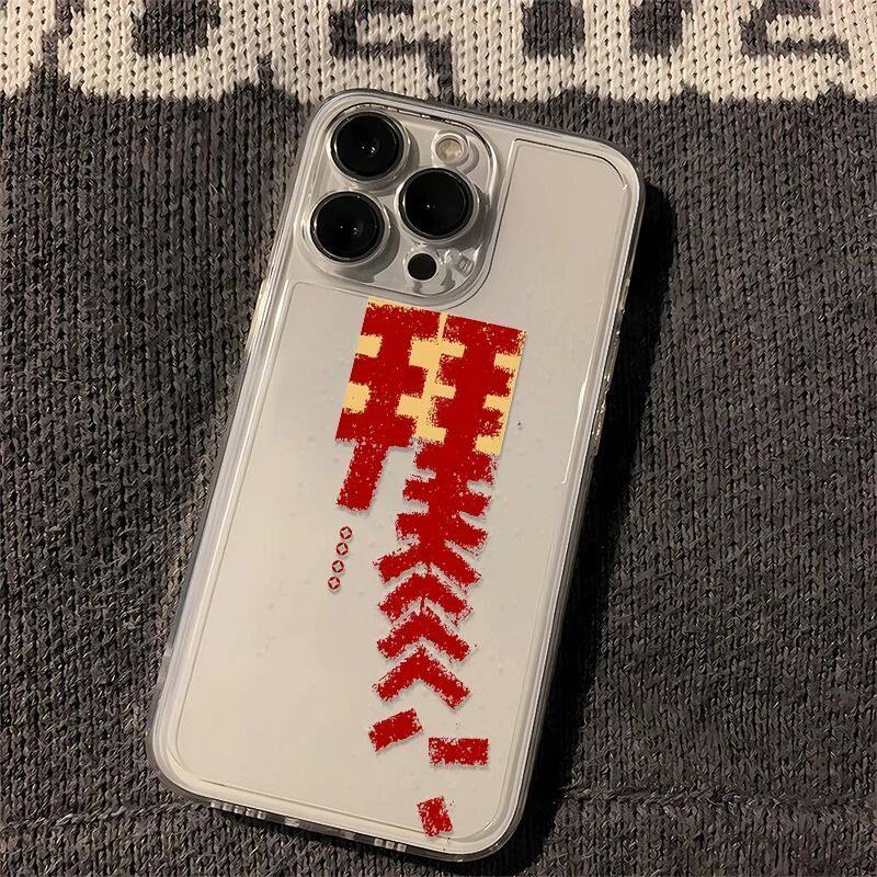 手机壳软iPhone13透明红米note14小众适用16ProMax拜年图案OPPOFindx9苹果17新款15PLUS创意华为Nova12活力版