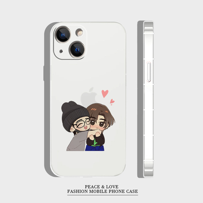 15plus适用14软iPhone1312ProMaxQ版王一博肖战苹果1716pm手机壳华为PURA80卡通真我neo7周边VIVOIQOOZ9TURBO