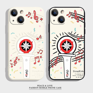 苹果15一加1314pm创意红米k70Ultra手机壳荣耀300周边iPhone适用华为PURA8012ProMax软小众STRAYKIDS应援棒16