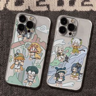 羅小黑戰(zhàn)記iPhone14蘋果12手機殼IQOO13卡通16ProMax可愛VIVOX200S榮耀MAGIC7 華為PURA80適用小米15透明軟Q版