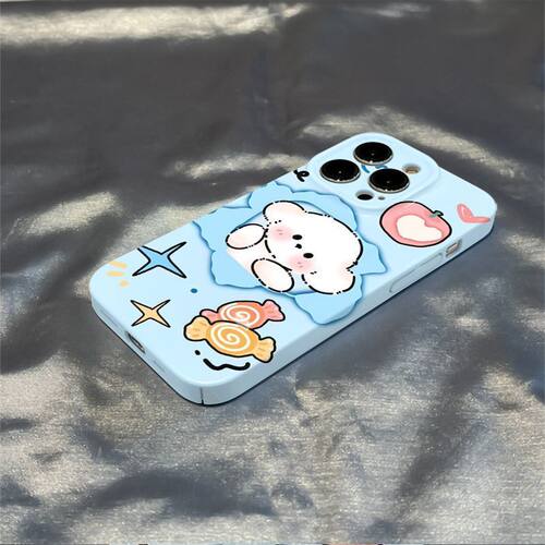 适用华为NOVA16可爱适用iPhone13苹果17适用荣耀x80i菲林手机壳14plus硬12promax破纸小狗卡通适用VIVOIQOO15