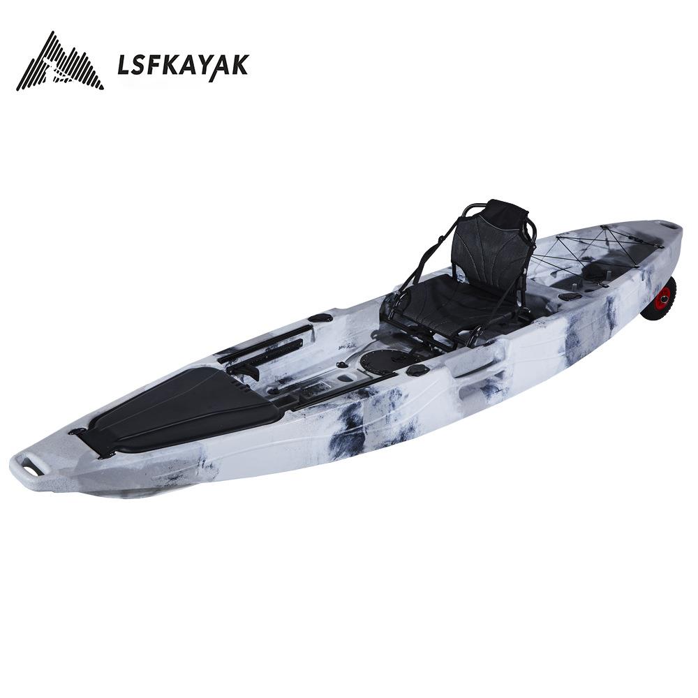 单人钓鱼船塑料钓鱼船单人钓鱼艇路亚艇滚塑皮划艇单人皮划艇