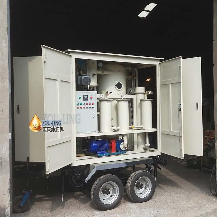 封闭式ZJA-100FT变压器油拖车式野外作业变压器双级真空滤油机