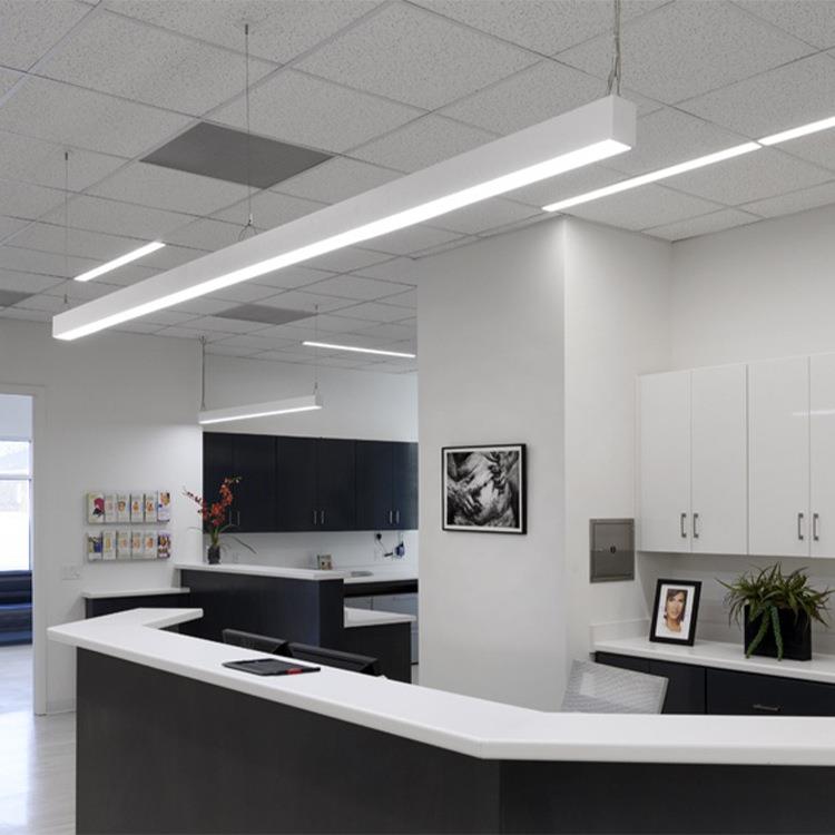 源头工厂室内办公室前台LED铝材吊灯别墅走廊楼梯客厅吊灯线条灯