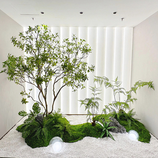仿真马醉木室内造景阳台仿生绿植装饰树景观橱造景树