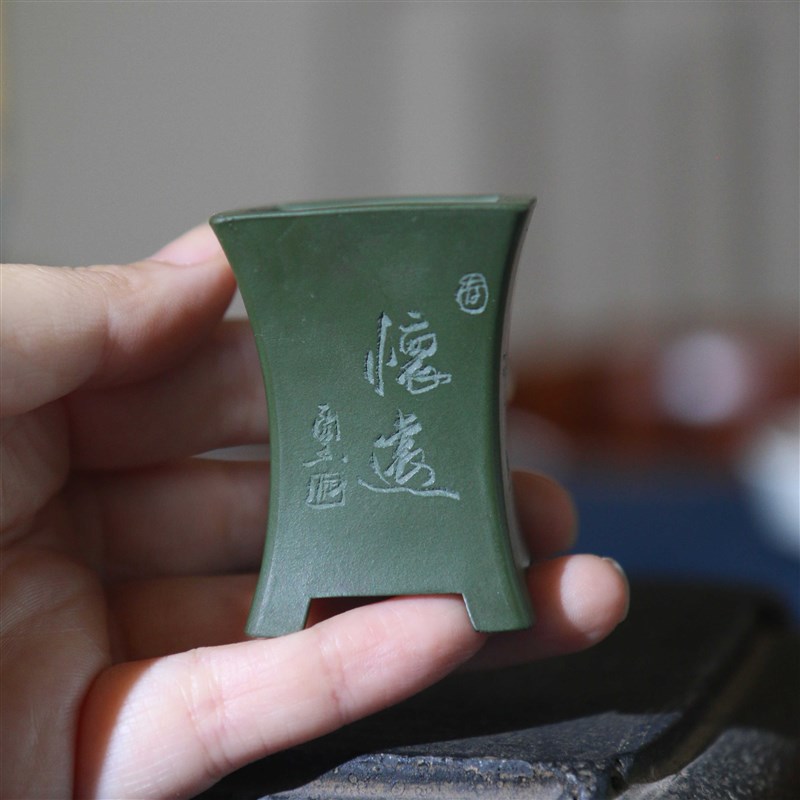 紫砂花盆微型盆景盆桌面小盆桌面盆栽掌上盆景迷你特小拇指盆微盆