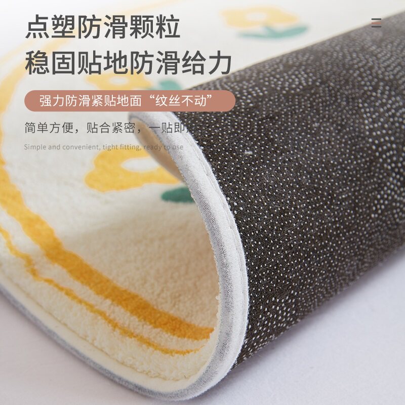 卧室仿羊绒地毯床边毯级色卧长条地垫儿童房宝宝家用垫子,居家布艺,床边毯,淘宝优惠券,粉丝福利购,淘宝优惠卷