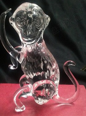 生肖水晶十二礼品属相小玻璃全鼠牛虎兔龙蛇马羊猴鸡狗猪