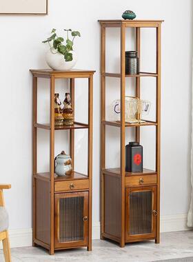 茶架子新茶柜置物博古架非实木中式TJZ摆件展示柜茶室纳茶具架收