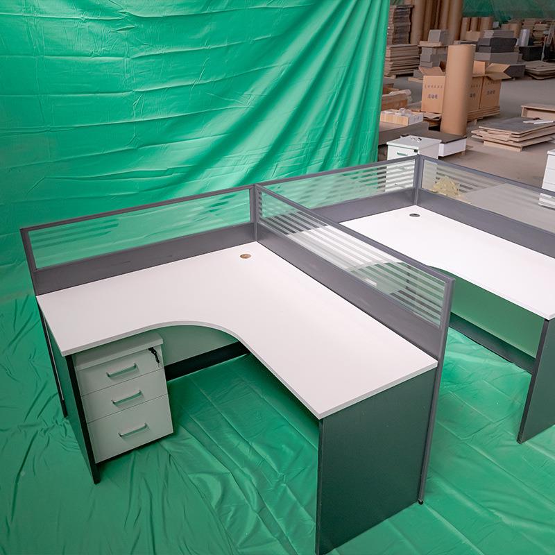 屏风员工位L型程员室加班办公办公卡位序桌厂家职约办公桌组简合