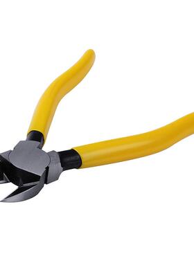 马牌H-339228斜嘴钳电工斜2口钳水口钳偏口钳剪线钳刃0N0m平m